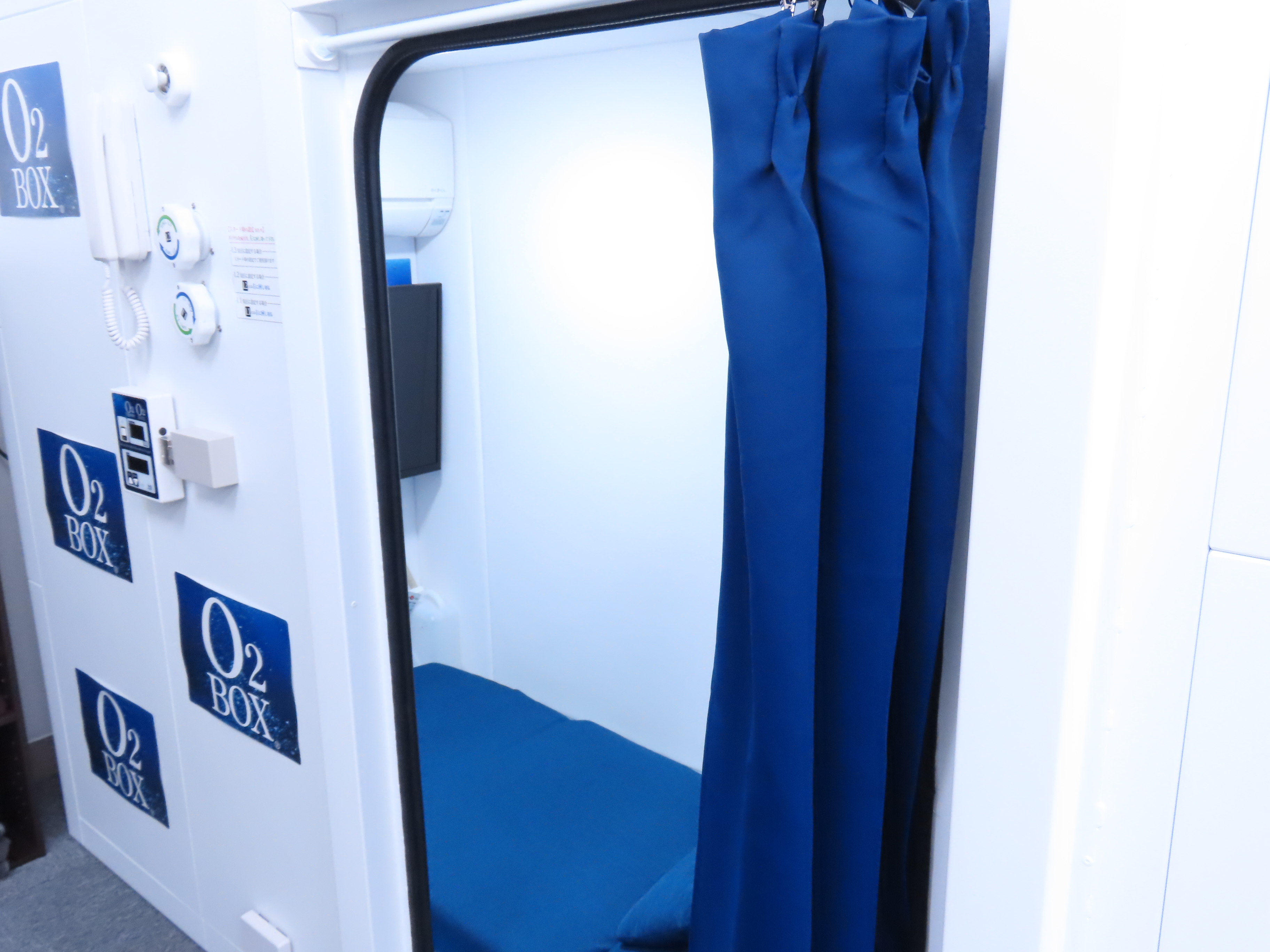 酸素カプセル O2 BOX（熊本店限定導入）